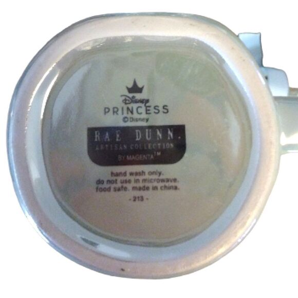 Rae Dunn The LITTLE MERMAID Disney Princess Mug with Top NWT - Picture 13 of 15